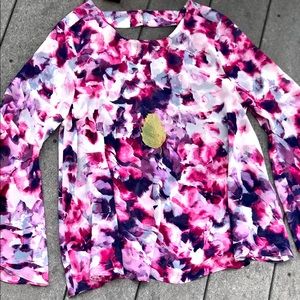 Jennifer Lopez Ruffled Blouse Medium